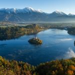 church on an island in lake bled