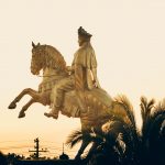 statue of a man on a horse