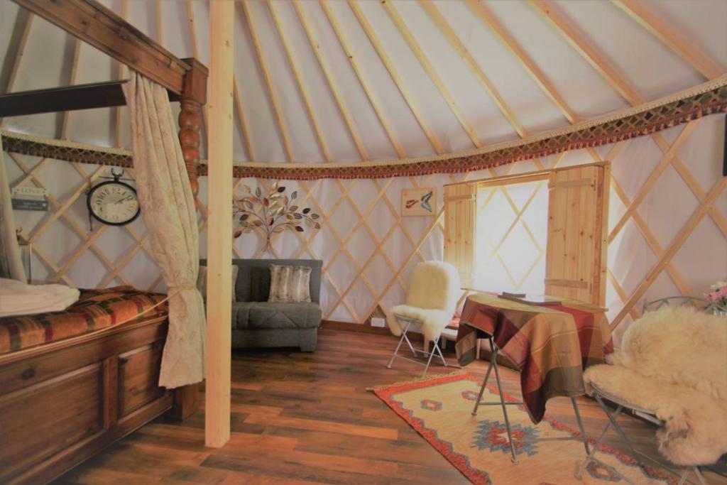 2 nights Yurt Glamping Experience in Somerset, England