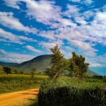 dust road in uganda