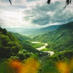 river and jungle valley in peru