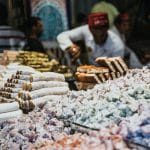 market stall in turkey