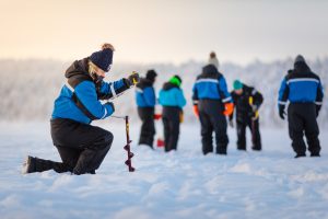 Fishing holiday in Saariselkä activity holiday lapland