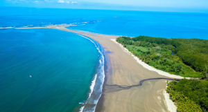 Marino Ballena beach in Costa Rica