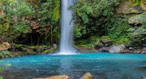 Rio perdido river beach in Costa Rica