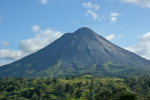 Arenal volcano in Costa Rica