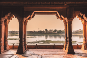 View from a window in Kachhpura the ancient village