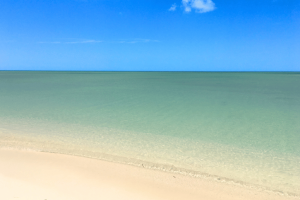 Beautiful sand beaches and clear blue water of Cayo Levisa in Cuba