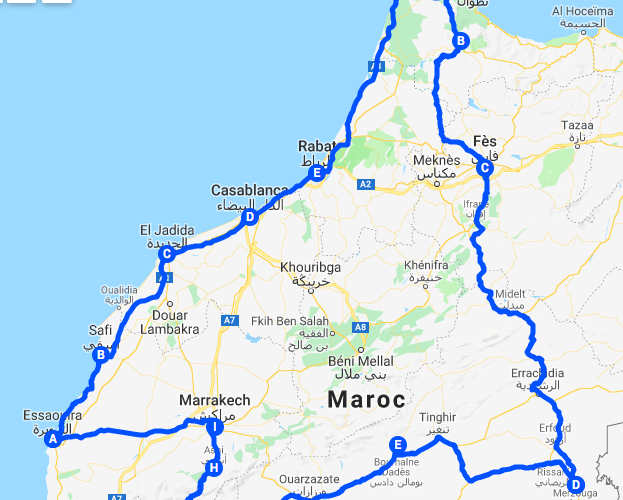 MSITravels The Whole Morocco Social Tour MAP 800x500 C 